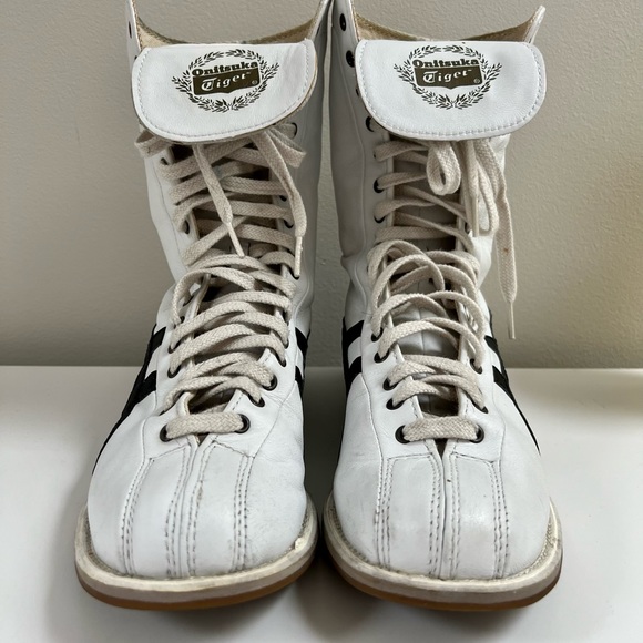 RARE Vintage ASICS Onitsuka Tiger TKO Boxing Boots Shoes Size. 7.5 - Picture 8 of 9